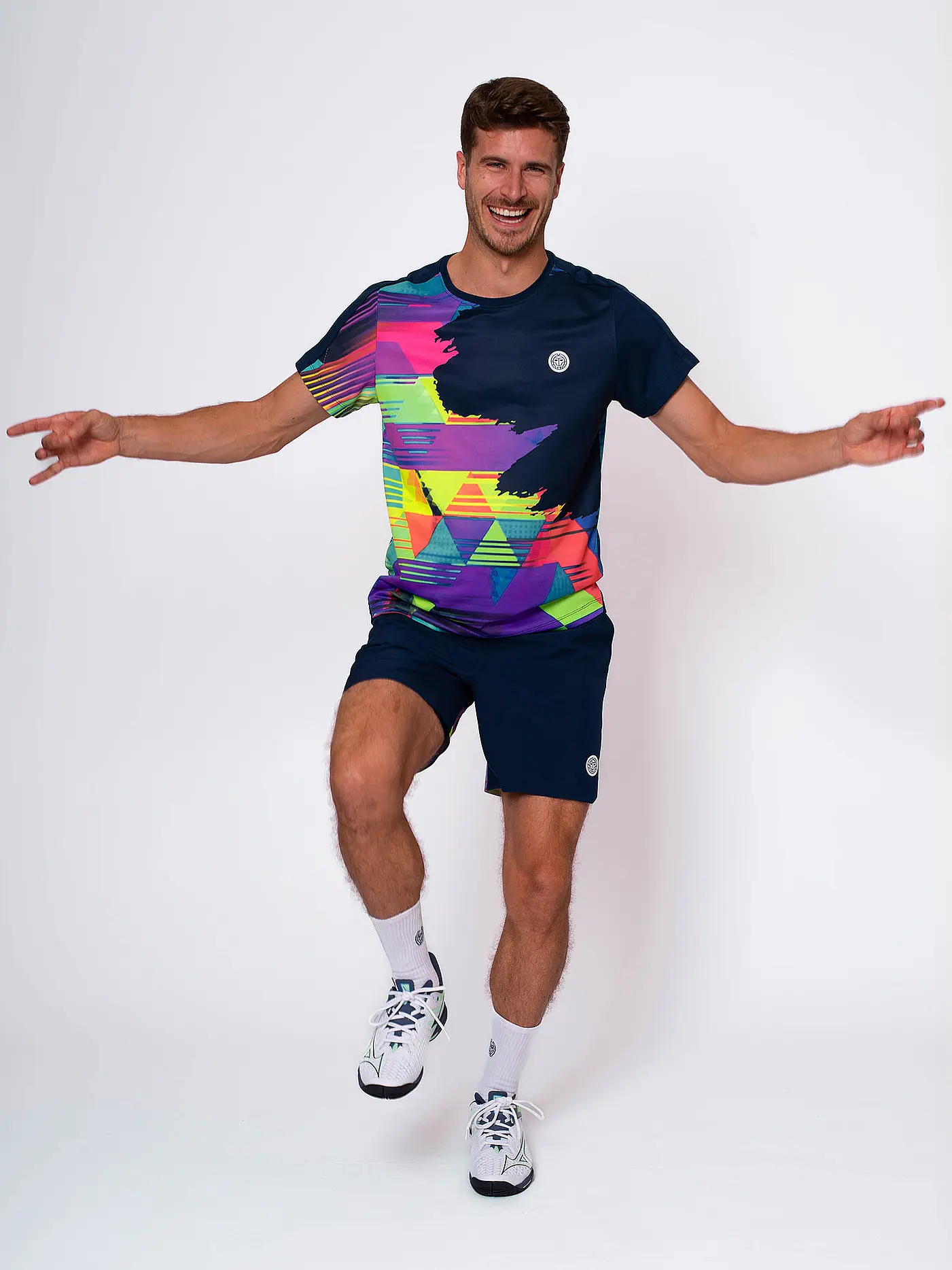 BIDI BADU | Herren Tennisshort Kaleido 7Inch | 